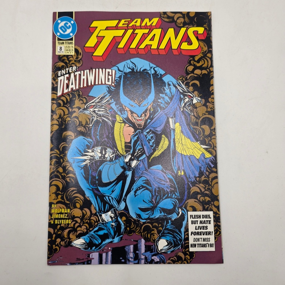DC Comics Team Titans 8 Deathwing Debut‎ Wolfman Jimenez 1993 Modern Age
